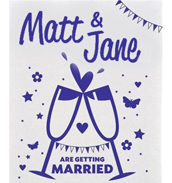 tea towel for wedding invitations marrage