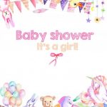 Baby Shower invitation on tea towels