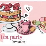 high tea part invitation