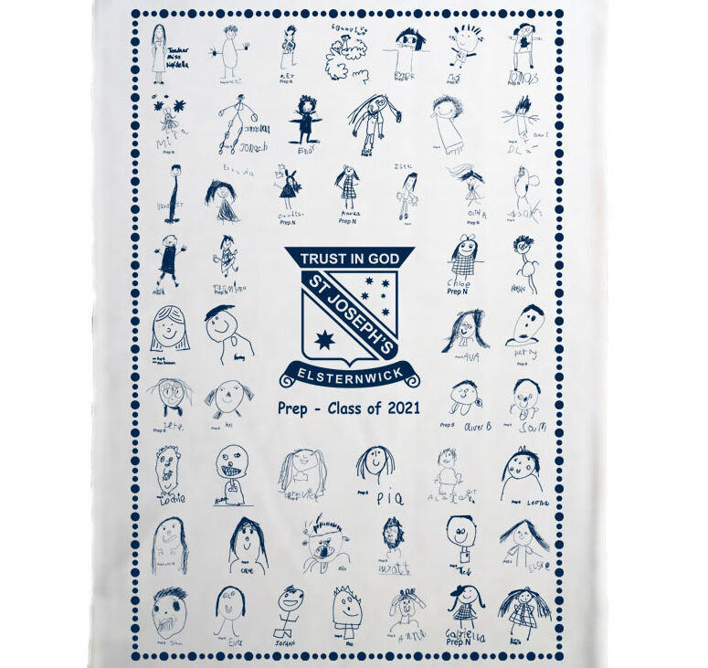 How Many Drawings Can You Fit On a Tea Towel Fundraiser?